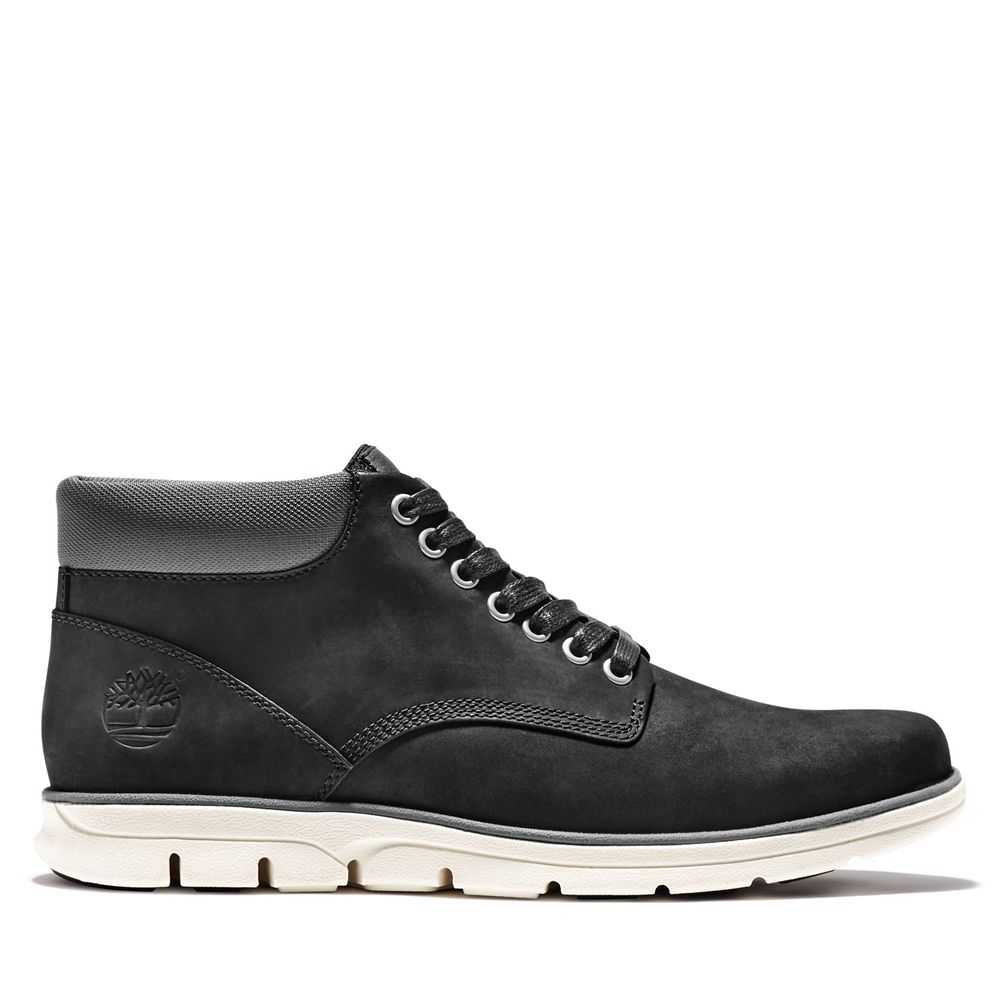 Botas Chukka Masculino - Timberland Bradstreet Couro Sneaker - ALKGF7516 - Pretas